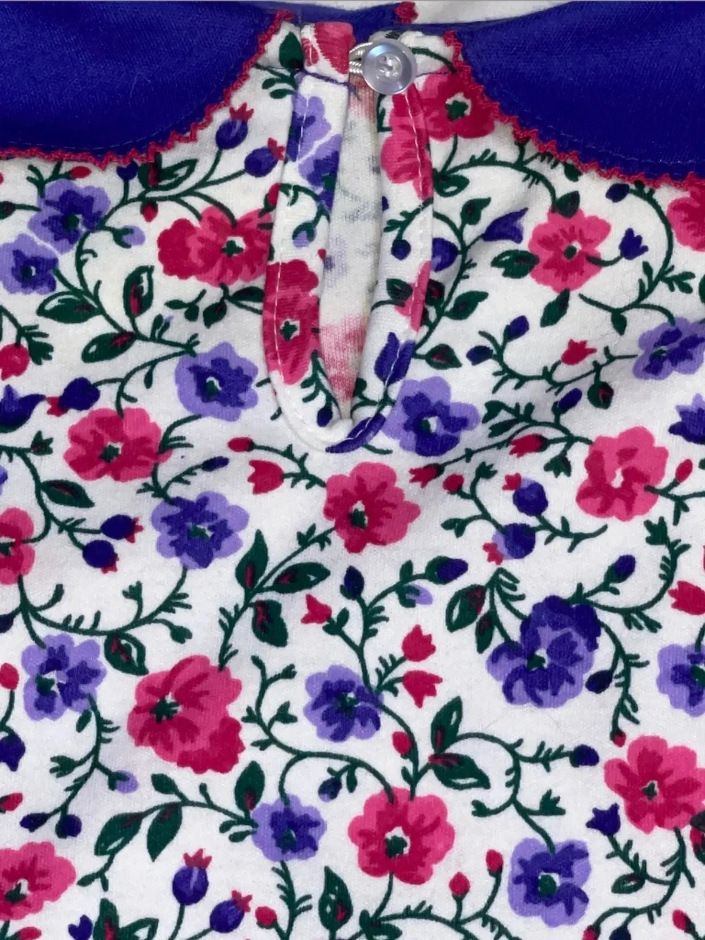 Vintage Healthtex 90s Girls Flower Set Shirt Skort 6X USA Floral Cottage New